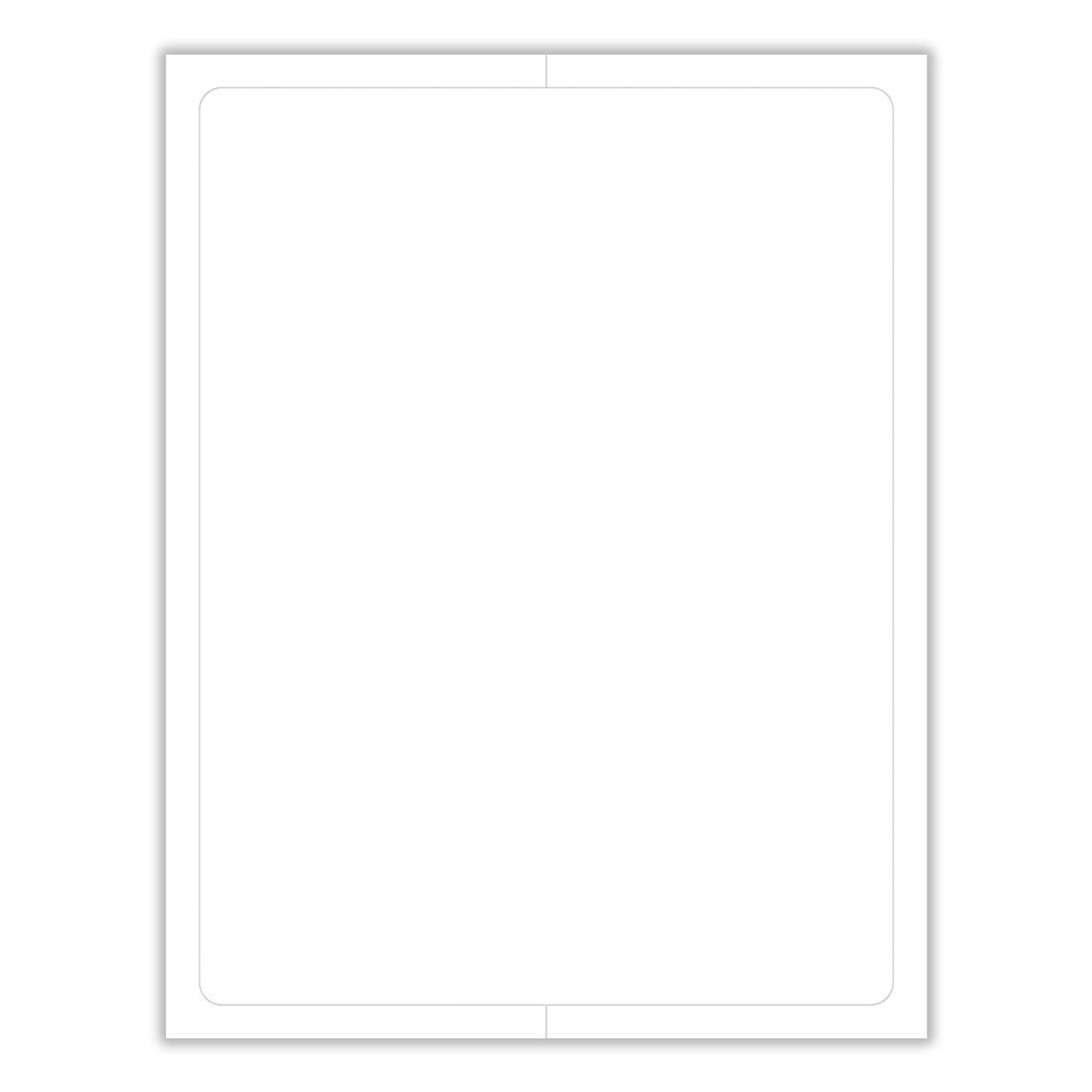 Waterproof Self Adhesive Exterior Use Blank Laser Forms/100 per pack