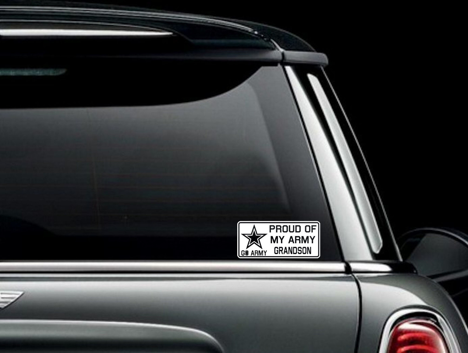 Proud of My Army Grandson Vinyl Car Window Decal Bumper Sticker US Seller