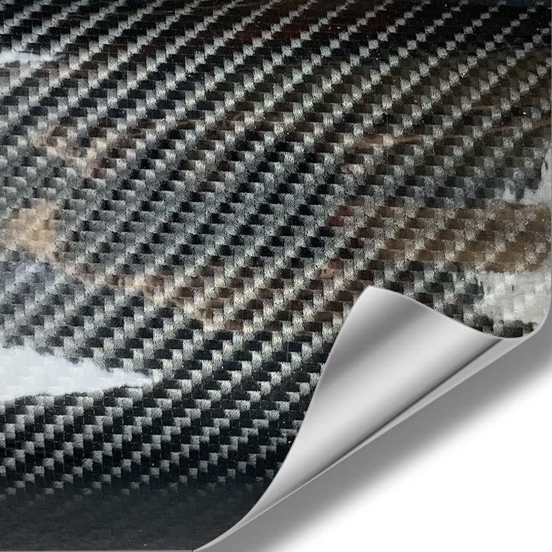 5D Carbon Fiber Black Matte Textured Car Vinyl Wrap Sticker Decal Film Sheet DIY