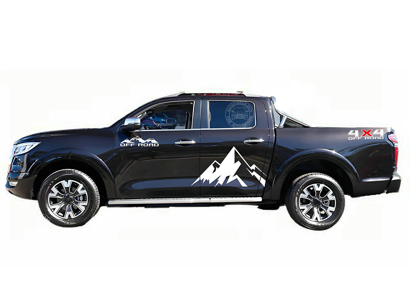 Mountain Graphics Car Sticker For Chevrolet Silverado Ford Ranger Off Road Decal