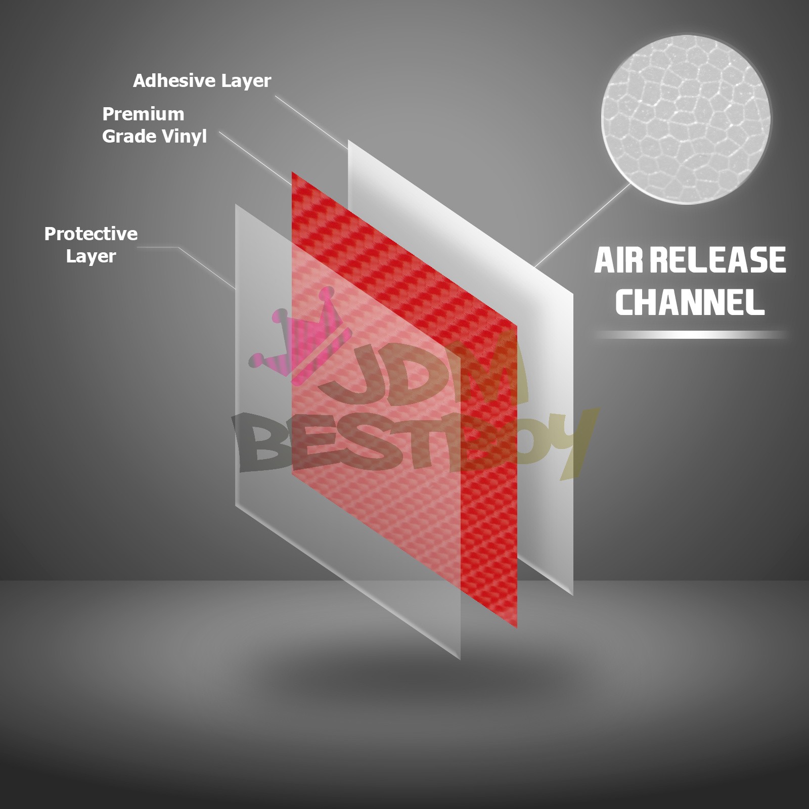 Genuine 3M 2080 Color Gloss Matte Satin Carbon Fiber Vinyl Wrap Film Bubble Free