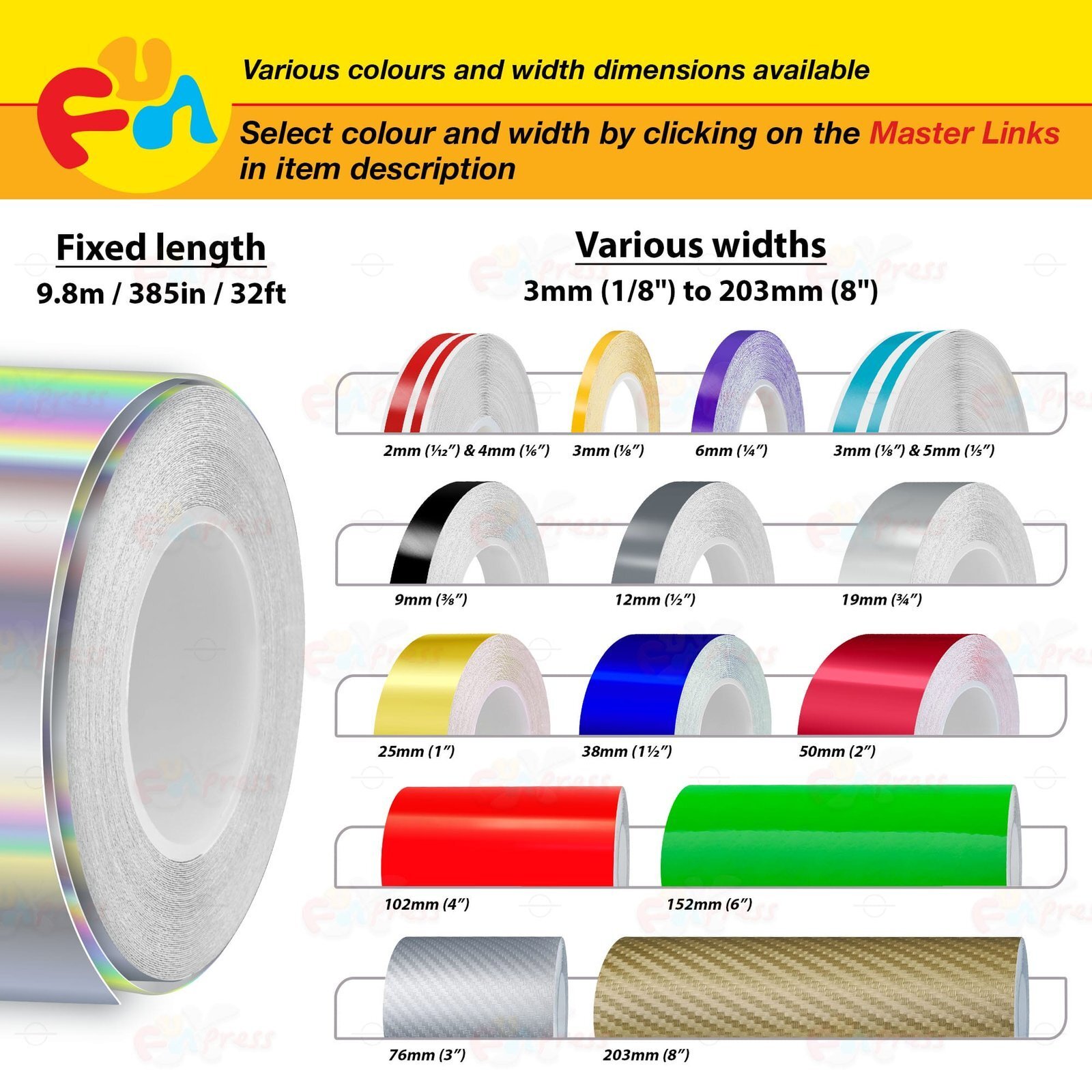 CARBON FIBER DARK GRAY 1″ 25mm PIN STRIPE Car Model Streamline TAPE Sticker