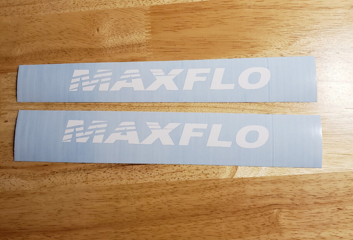 maxflo dust collector DECALS GLOSS white decals 10″ USA FAST