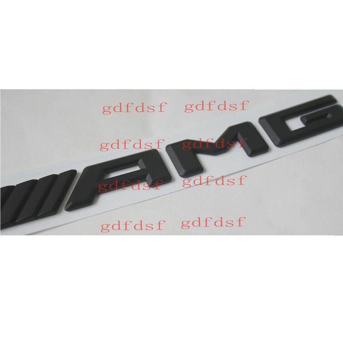 C-CLASS MATTE BLACK C43 S AMG + BITURBO/4MATIC BADGES EMBLEMS STICKER