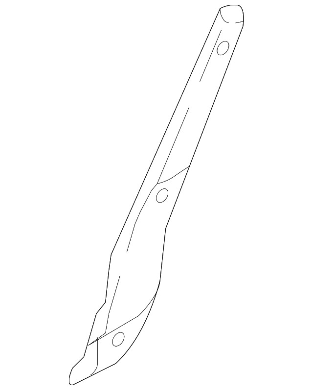 Genuine OEM Nissan 16-24 Titan Driver Left Rear Door Applique (82287-EZ00E)