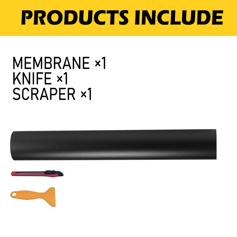 3m 2080 Matte Black Vinyl Car Vehicle Wrap Decal Sheet Roll Film | G12