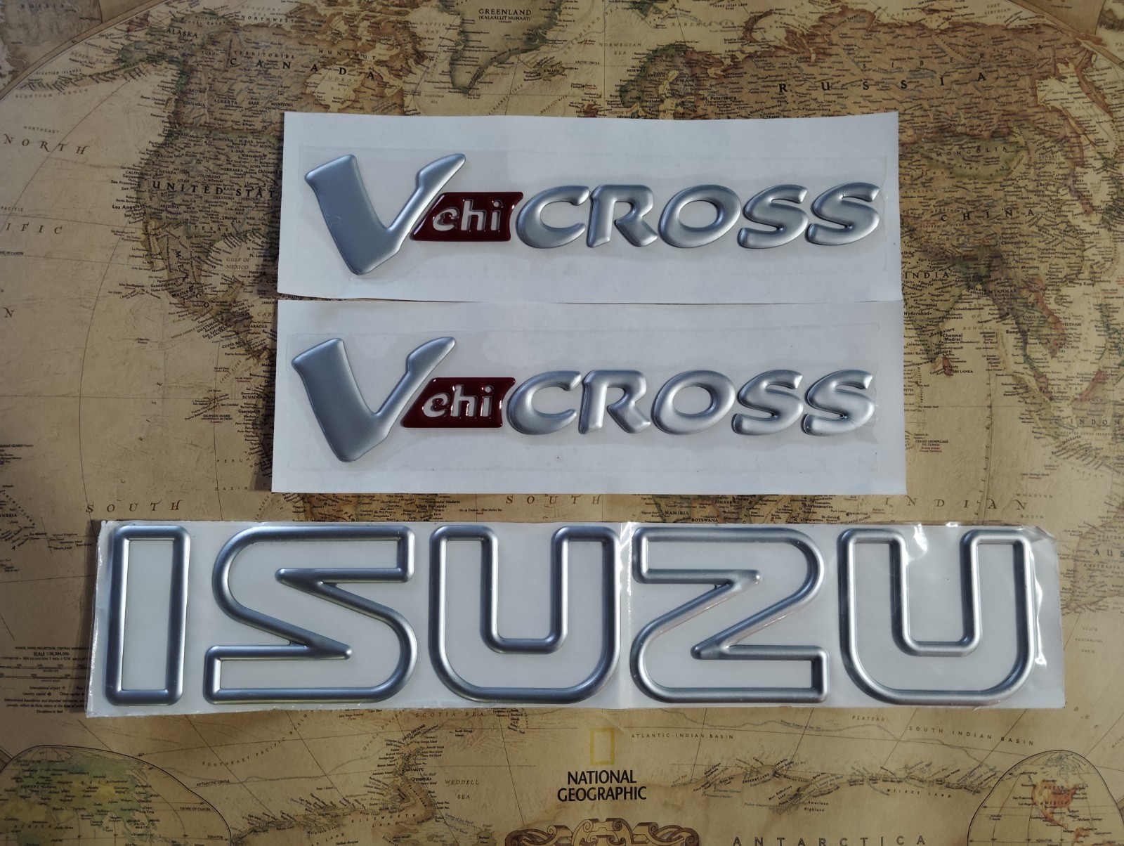 ♦ISUZU VehiCROSS♦ 3D Decal/Emblem♦1997-2001♦ Side (left ＆ right)+Rear Set price♦
