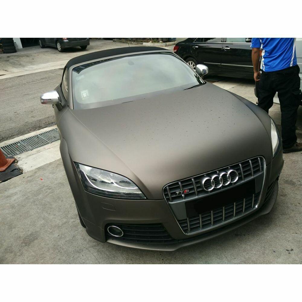 3M 2080 Scotchprint Matte Charcoal Metallic Vinyl Car Wrap Film | M211