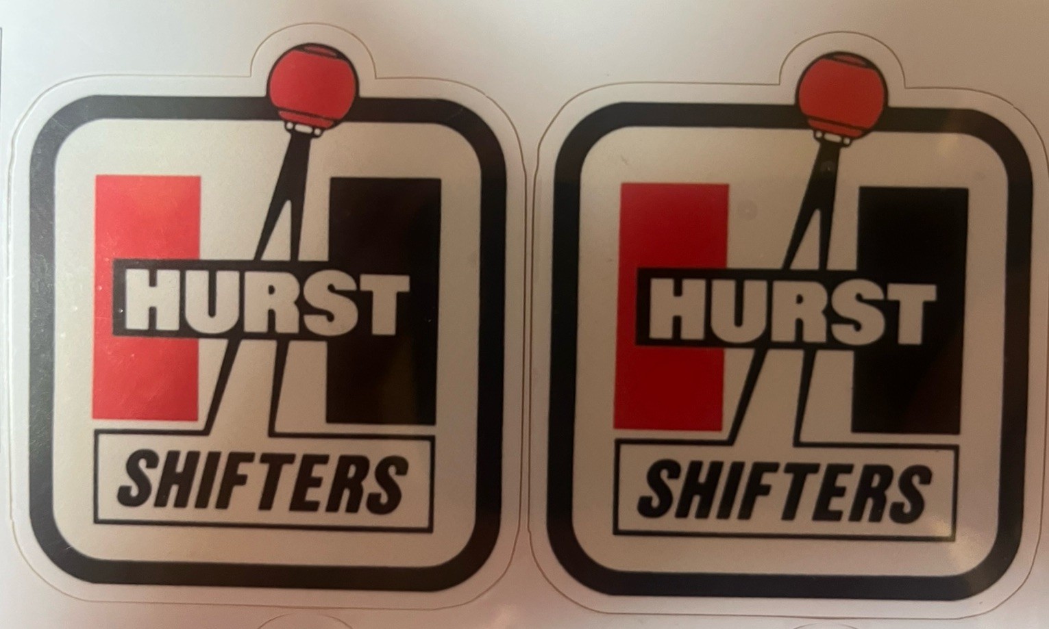 2PC Car Racing Stickers Decals Drag Hurst Shifters 2 3/4” Vinyl