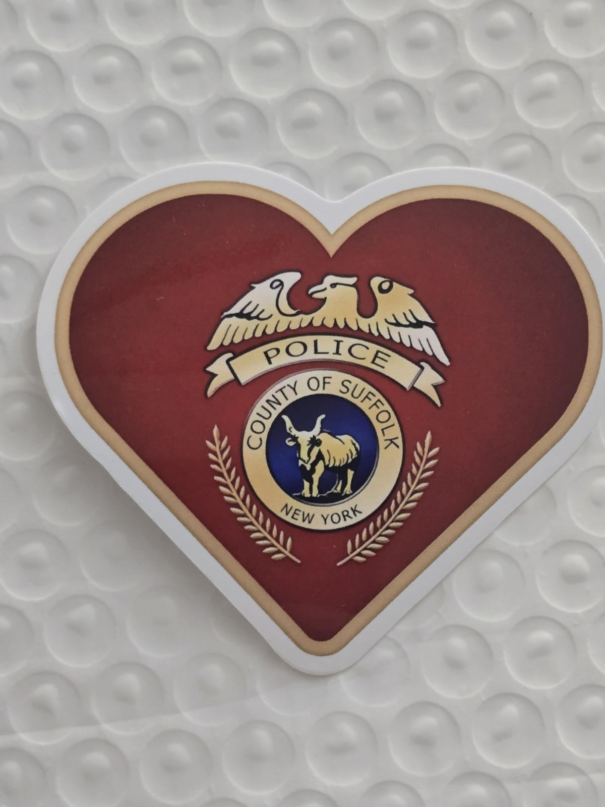 3″ Suffolk County Police Sticker Decal Supporter FOP PBA State Trooper