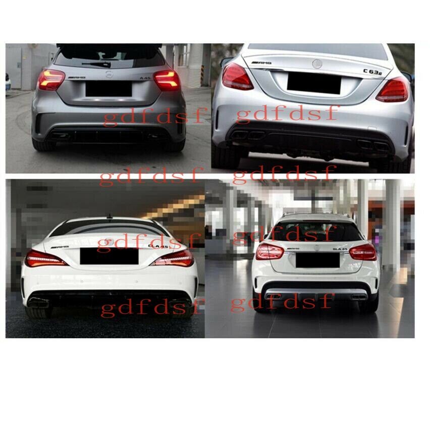 C-CLASS MATTE BLACK C43 S AMG + BITURBO/4MATIC BADGES EMBLEMS STICKER