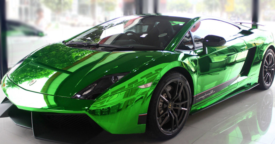 24″ x 60″ Green Chrome Mirror Vinyl Film Wrap Sticker Stretchable 2ft x 5ft