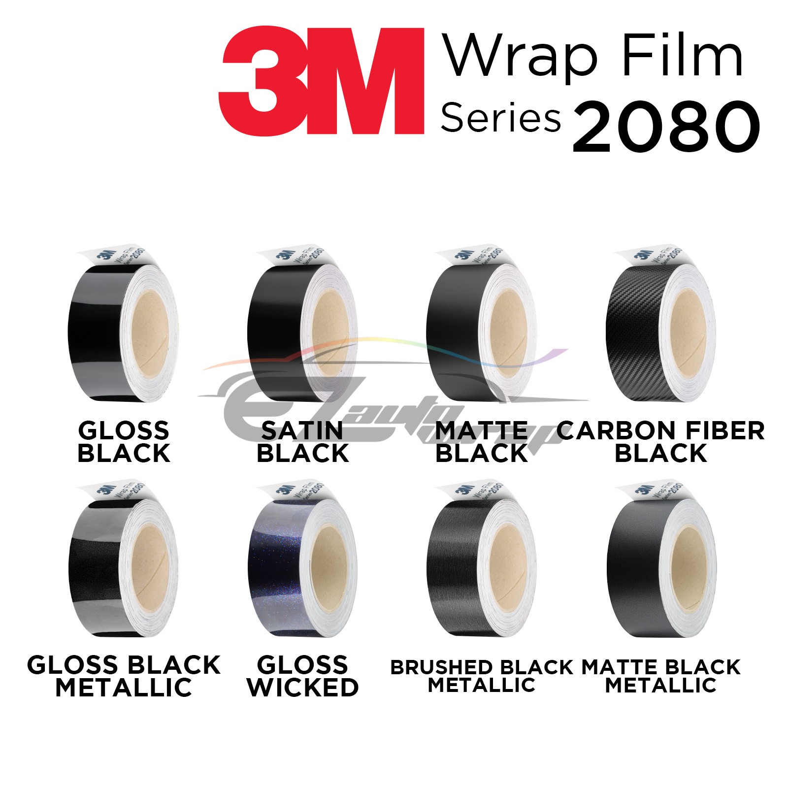 3M 2080 Black Out Chrome Delete1 Vinyl Wrap Car Decal Door Window Trim Sticker