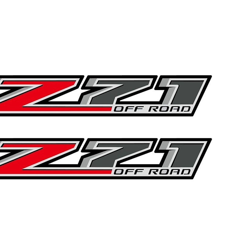 Trucks Decal For Silverado Z71 Off Road Stickers 2014-2024 Bed Side 1500 2500HD