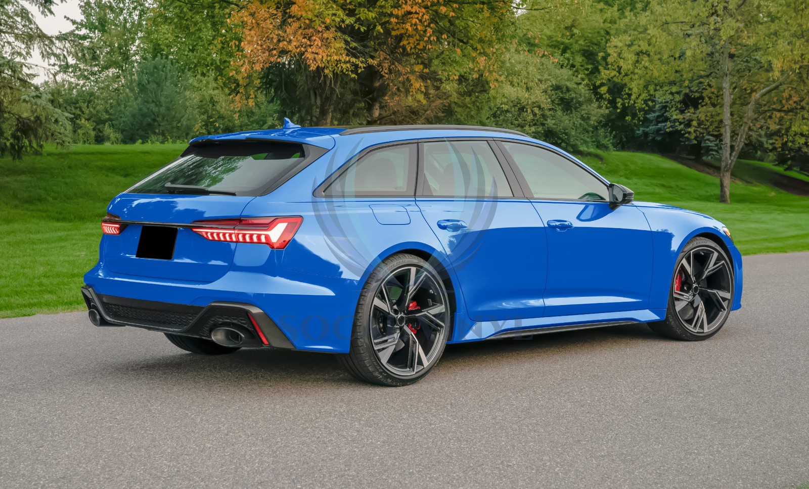 ESSMO PET Super Gloss Sapphire Blue Vehicle Vinyl Wrap Decal Sheet Like Paint