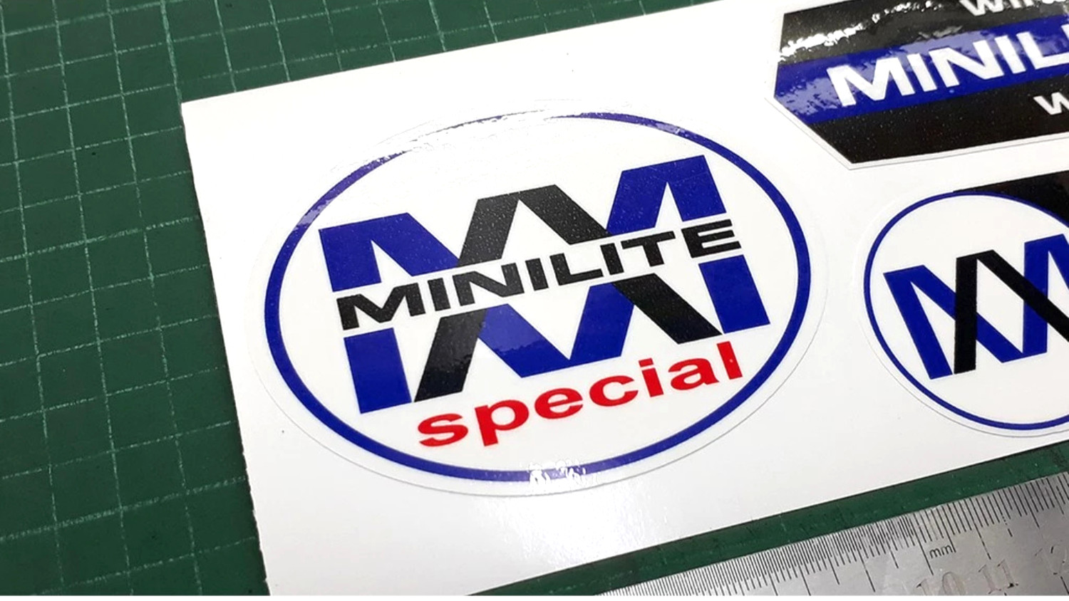 JDM Retro Classic Kei Wheel Crest Heritage Decals Vinyl Sticker Graphic SNRD041
