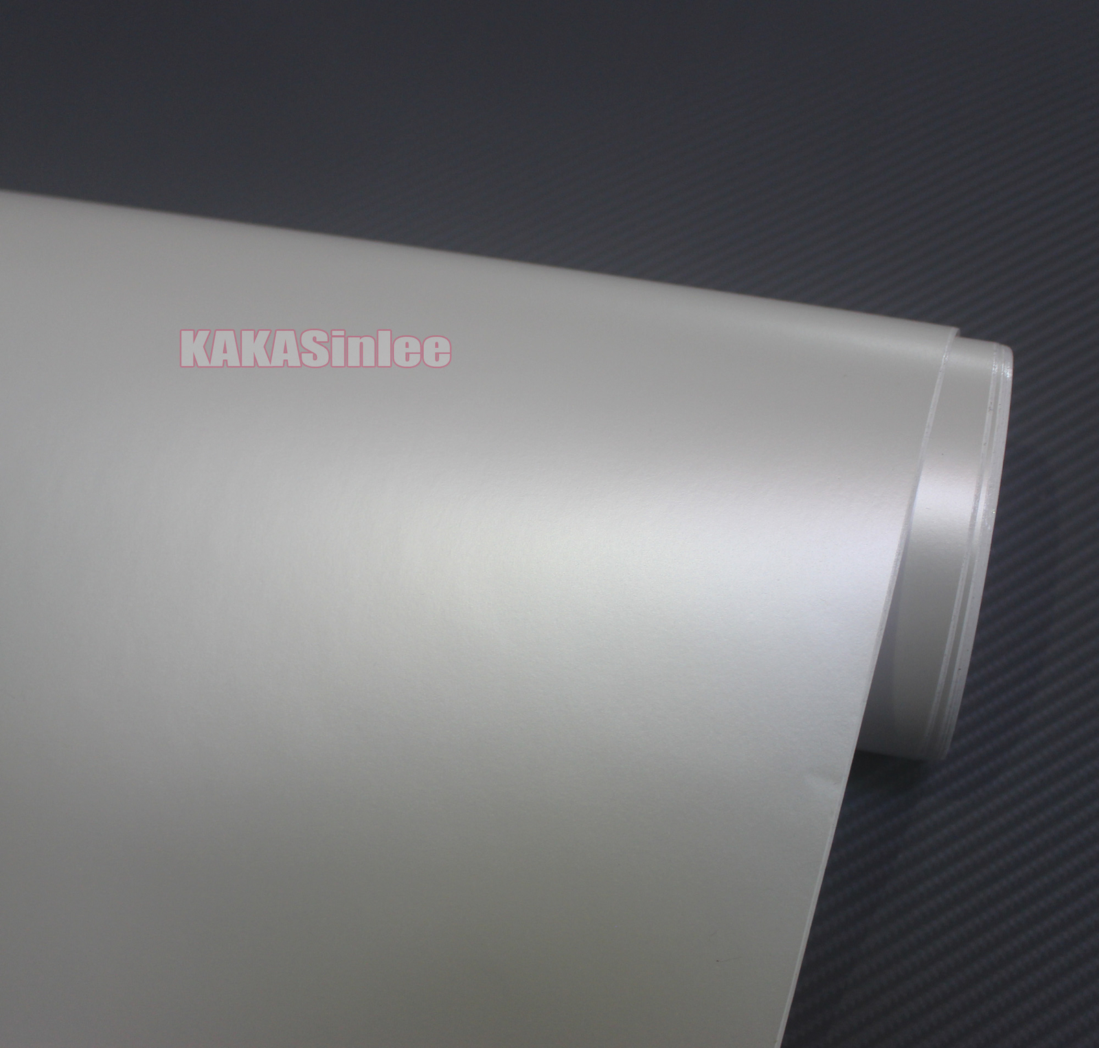 White Air Release – Satin Matte Chrome Whole Car Vinyl Wrap Pearl Sticker HDUS