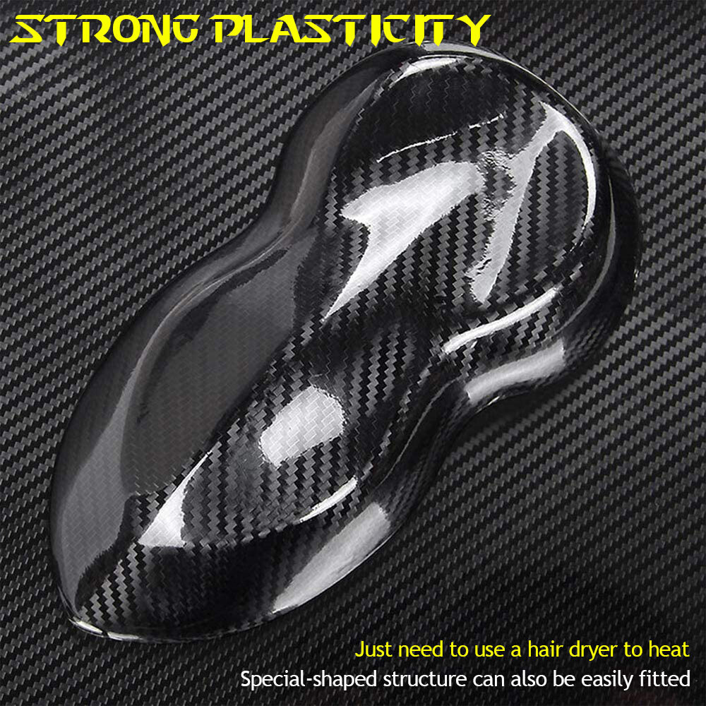 5D Carbon Fiber Texture Sheet Car Auto Interior Trim Vinyl Film Wrap Sticker 2x