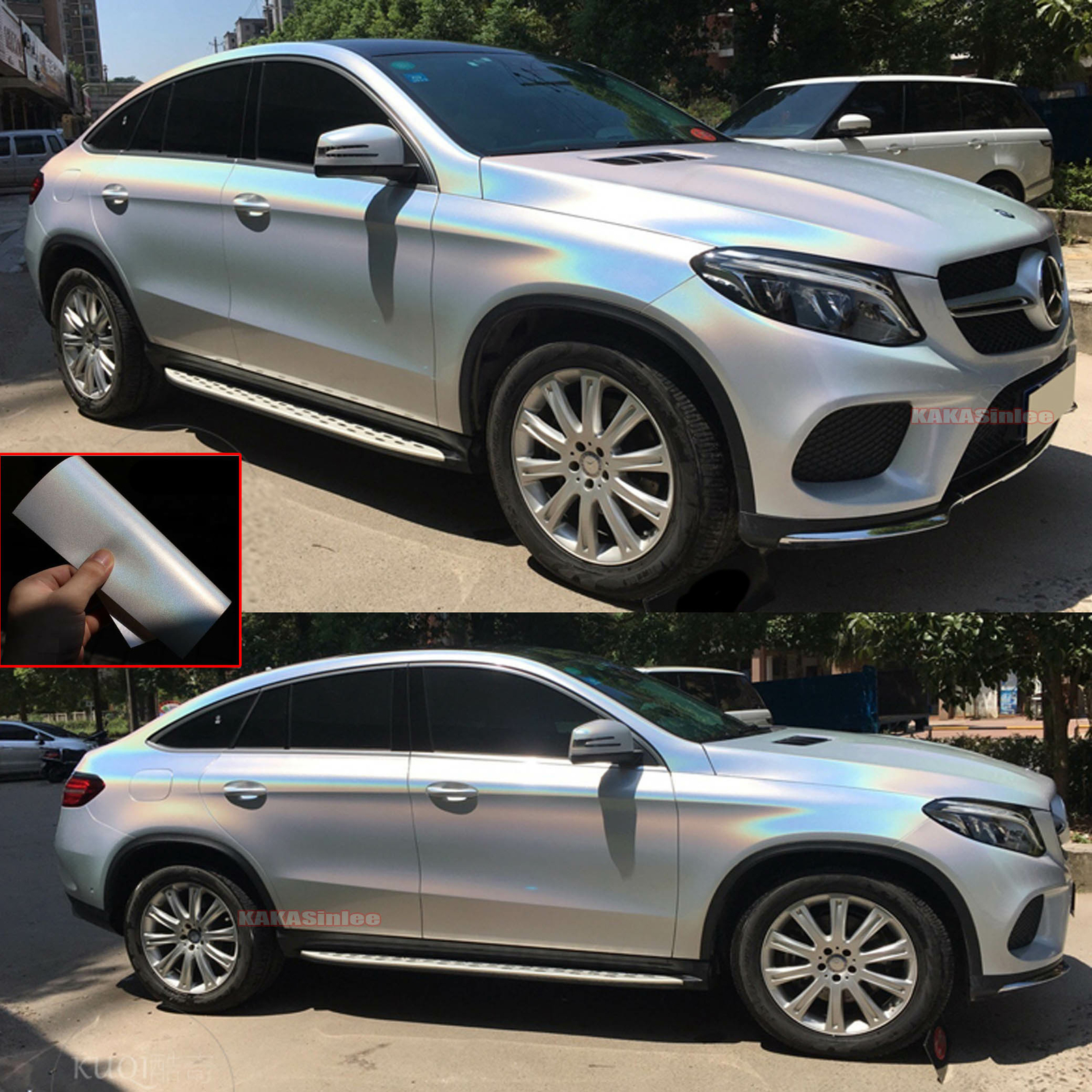 Hot Chameleon Stretch Glossy Satin Chrome Pearl Metal Vinyl Wrap Auto Sticker US