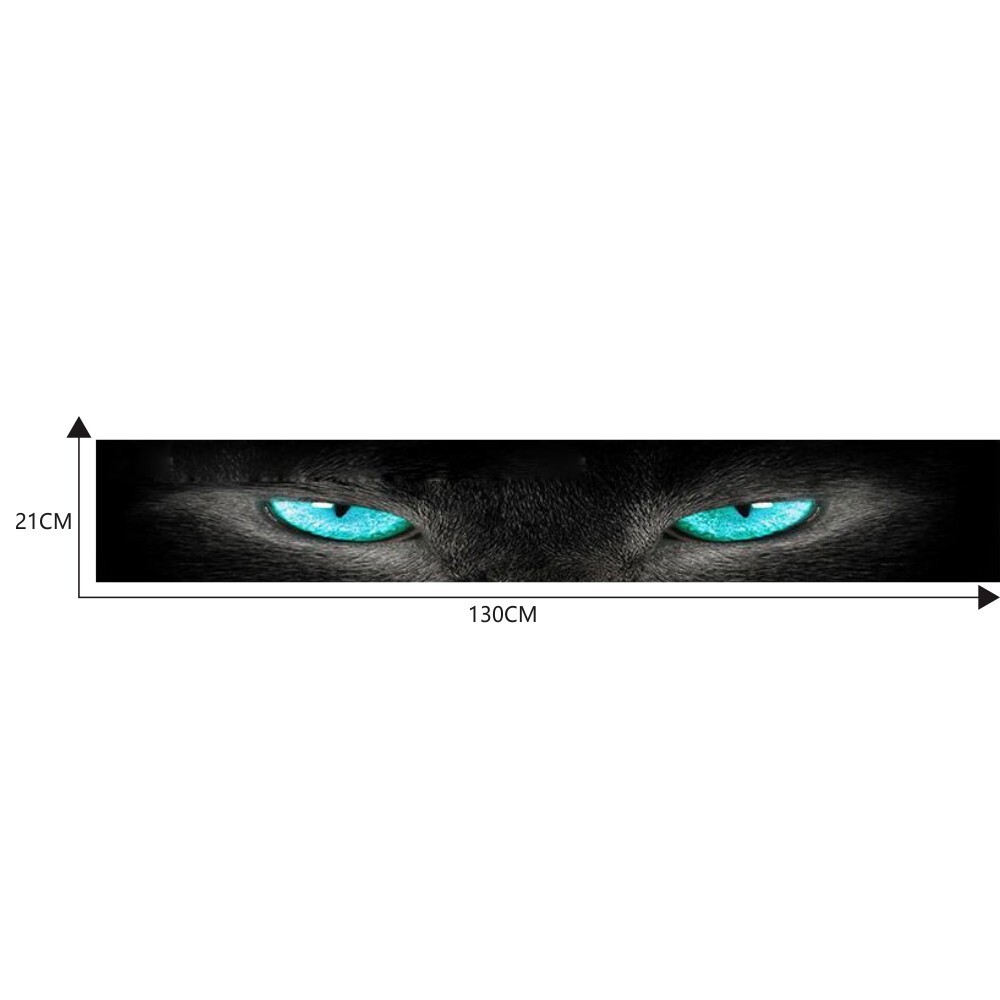 Front Window Decal Car Sticker 3D Waterproof Graphic Vinyl Self-adhesive Decor