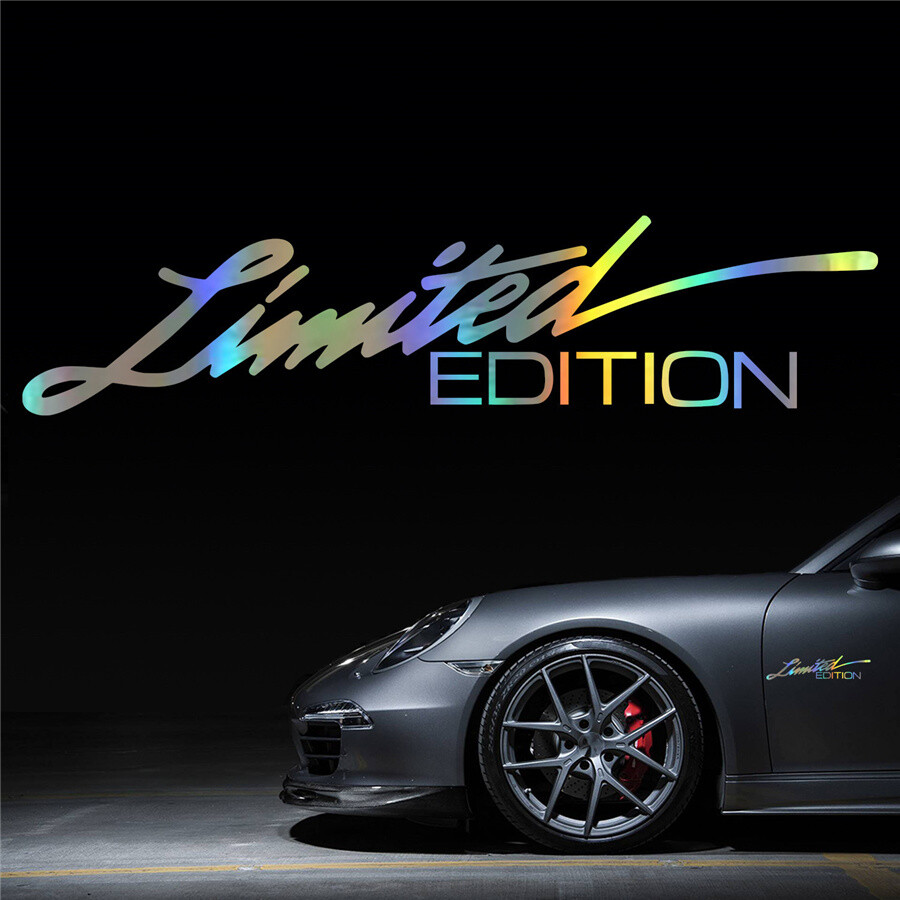 2x LIMITED EDITION Decal Auto Car Window Bumper Body Sticker Laser Graphics