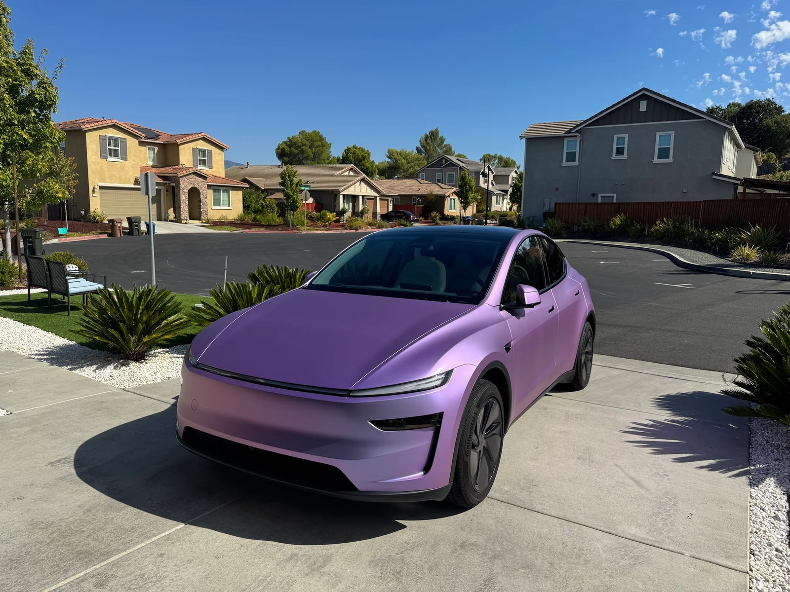 Tesla Model Y 2025 PreCut Paint Protection Film Wrap Change Matte Satin Purple