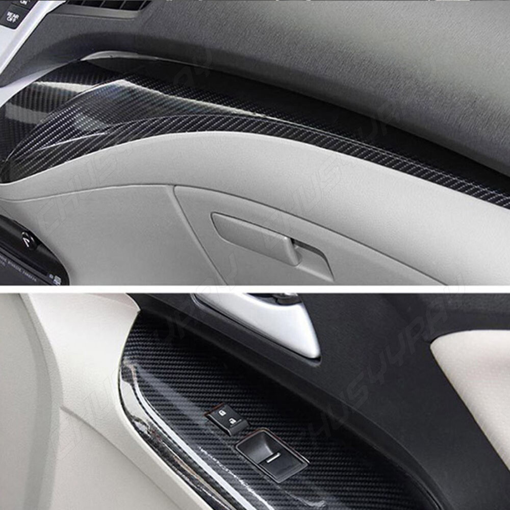 5D Carbon Fiber Texture Sheet Car Auto Interior Trim Vinyl Film Wrap Sticker 2x