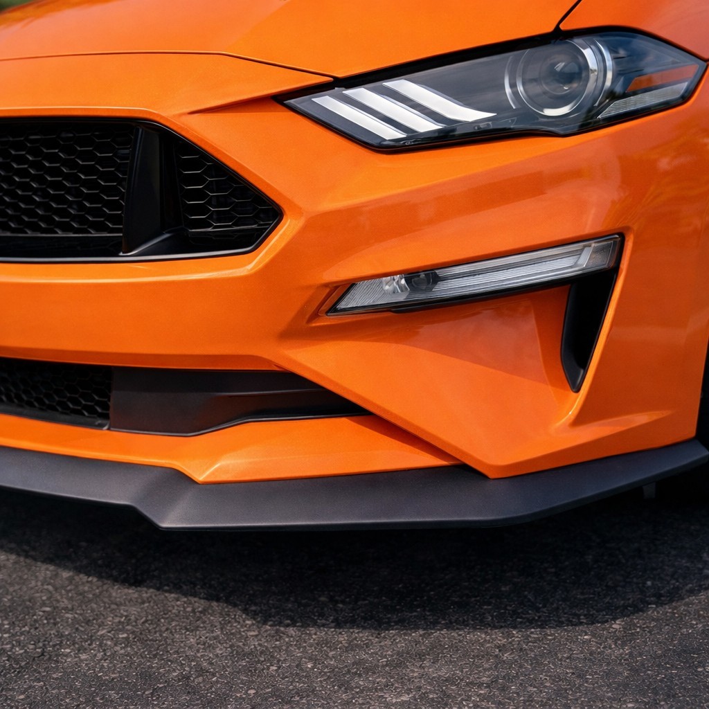 Ultra Gloss PET Liner McLaren Orange Car Vinyl Wrap Adhesive Film Air Release