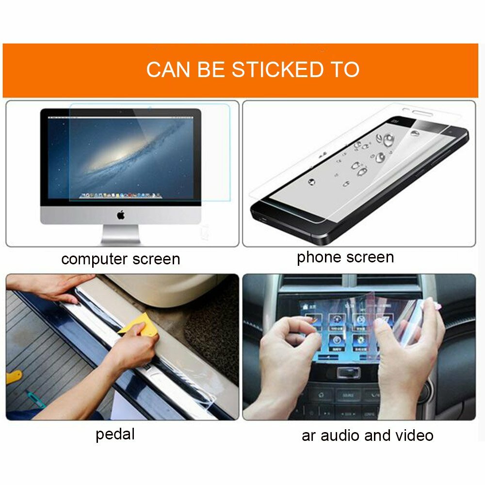 Clear Paint Protection Vinyl Film Wrap Transparent Car Paint Scratch Shield