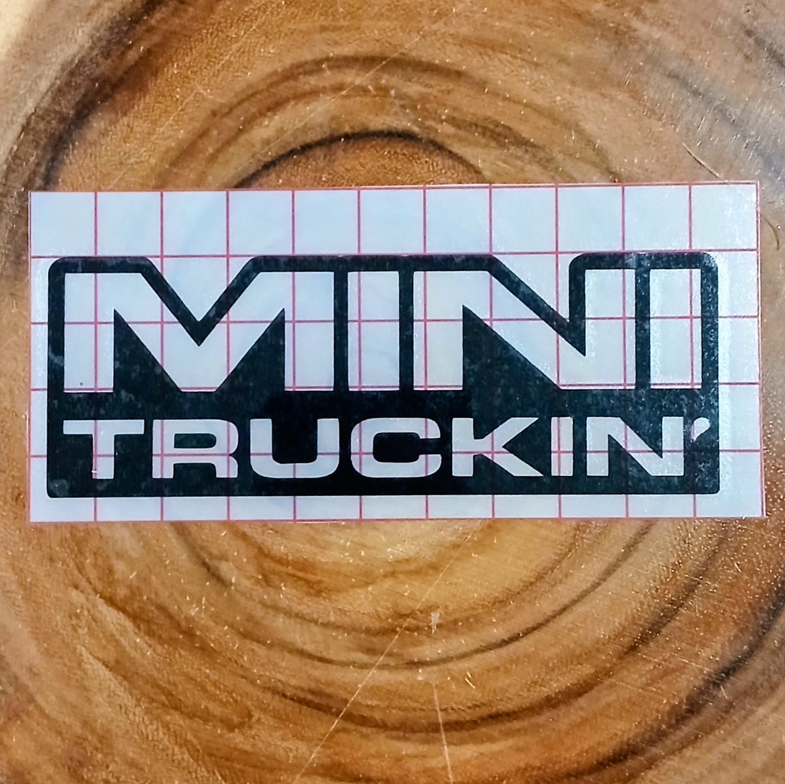 Mini Truckin’ Inspired Vinyl Decal (x2) Slammed Lowrider Truck Sticker