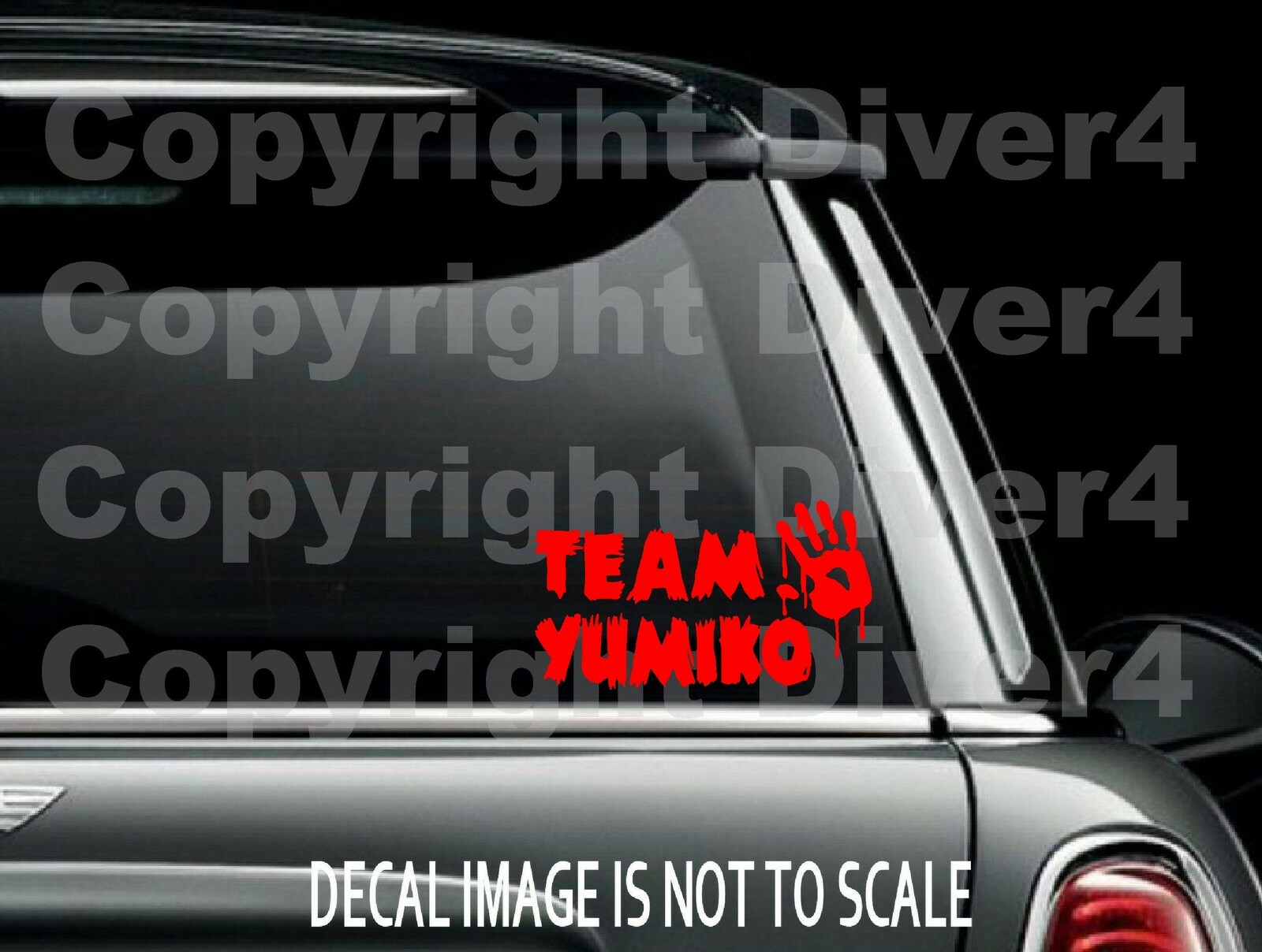 The Walking Dead Team Yumiko Vinyl Car Window Decal Bumper Sticker US Seller