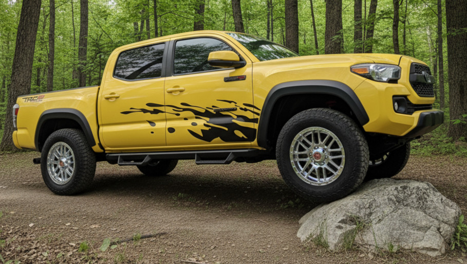 MUD SPLASH Vinyl Decal Set 85″x23″ – Left & Right Side – Truck SUV Car Pick Up