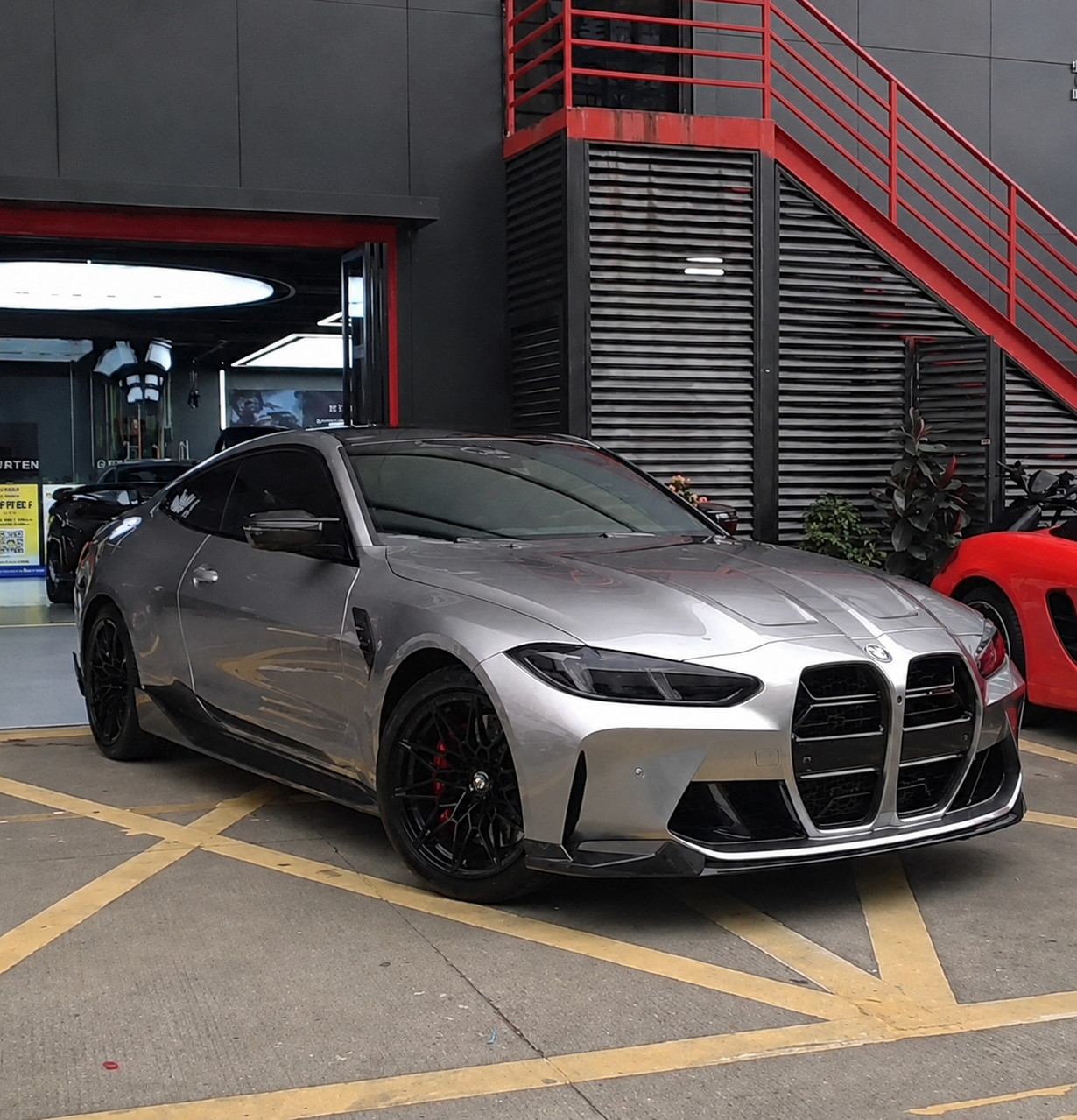Ultra Gloss PET Liner GT Silver Metallic Car Vinyl Wrap Film Air Release