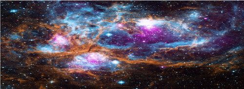 Motorcycle Stars Nebula Galaxy Cosmos Car Graphic Wrap Vinyl Decal Scooter Bike