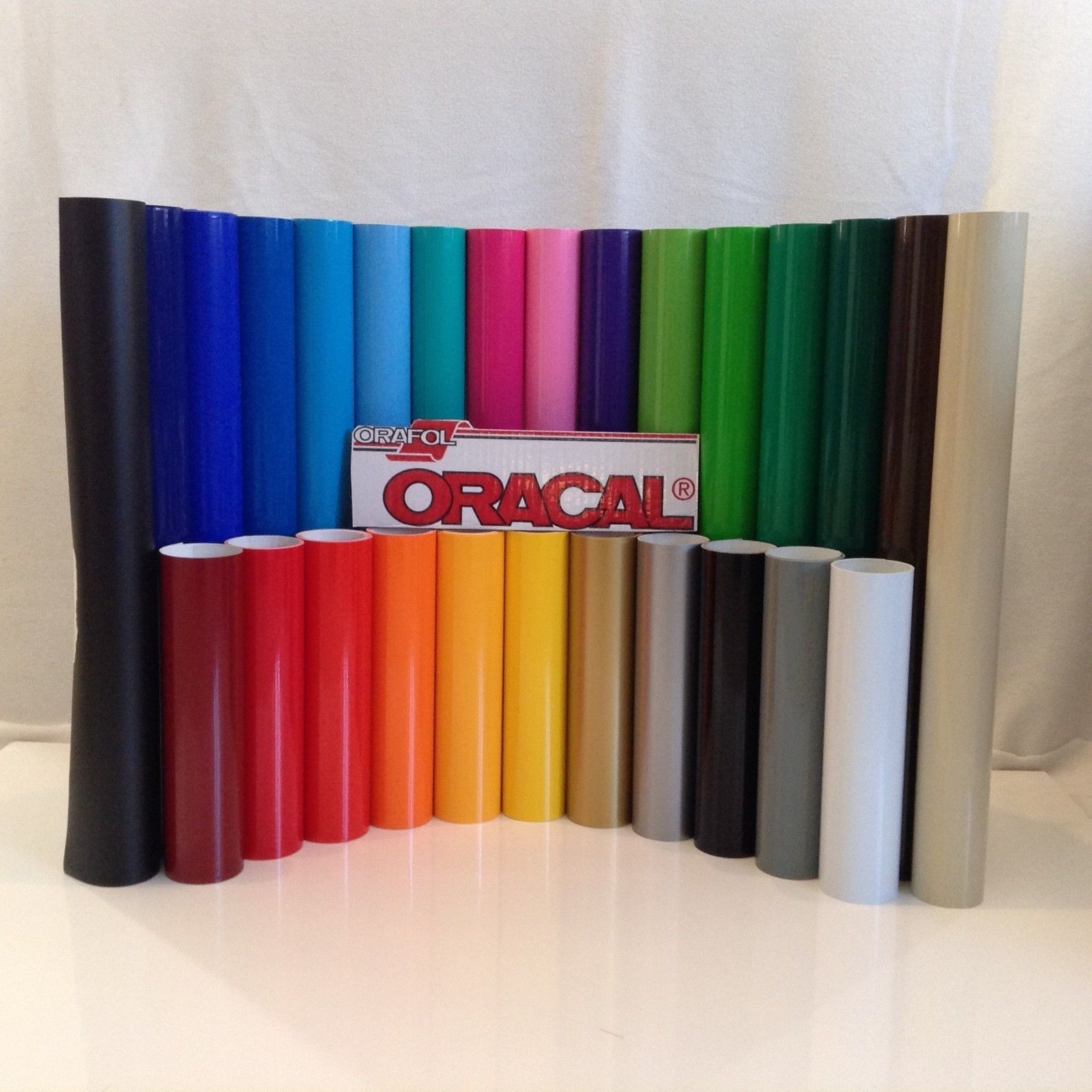 12″ Oracal 651 Adhesive Vinyl (Craft hobby/sign maker/cutter),3 Rolls@ 5′ Ea.