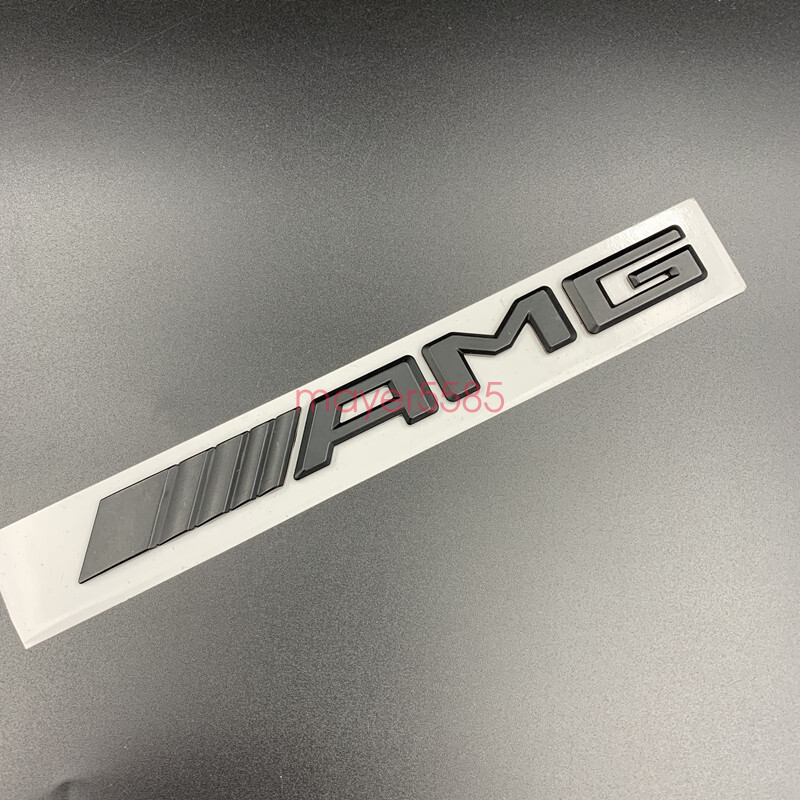 Matte black GLA45 AMG TURBO 4 MATIC Trunk Emblem Badge Sticker For Mercedes Benz