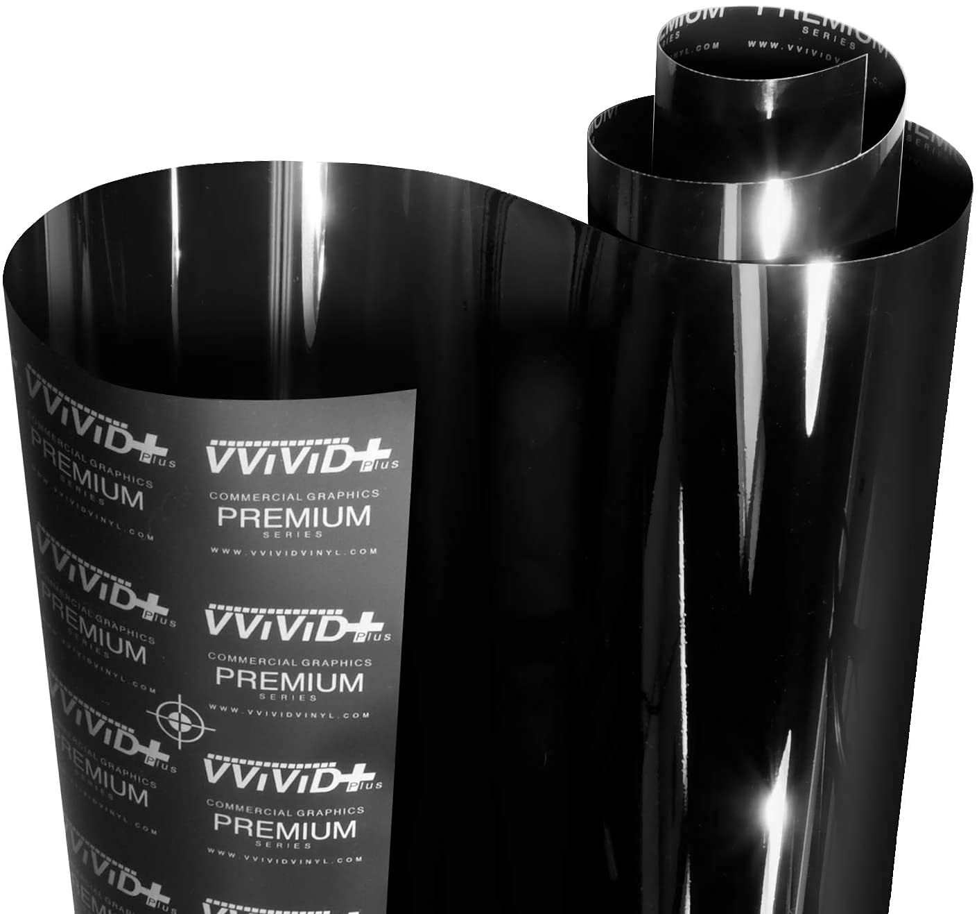 VViViD+ Ultra Gloss Premium Vinyl Car Wrap Film 6ft x 5ft, Piano Black