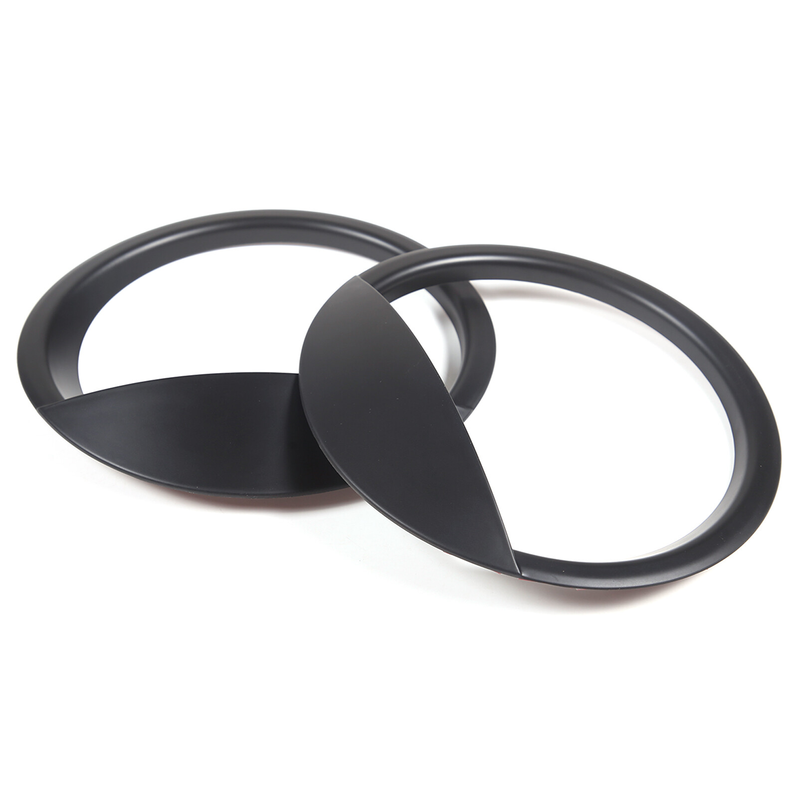 2PCS Matte Black ABS Angry Eyes Headlight Cover For Toyota FJ Cruiser 2007-2021