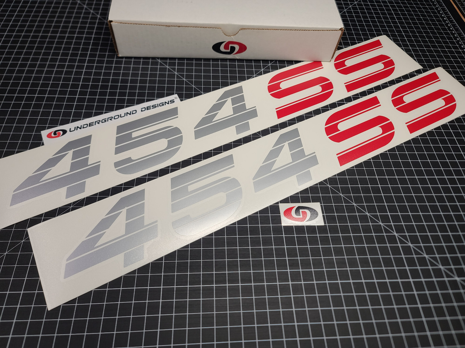 454 SS Decals (2pk) Truck Bedside Racing Stickers Fits 1990-1993 Chevy Silverado