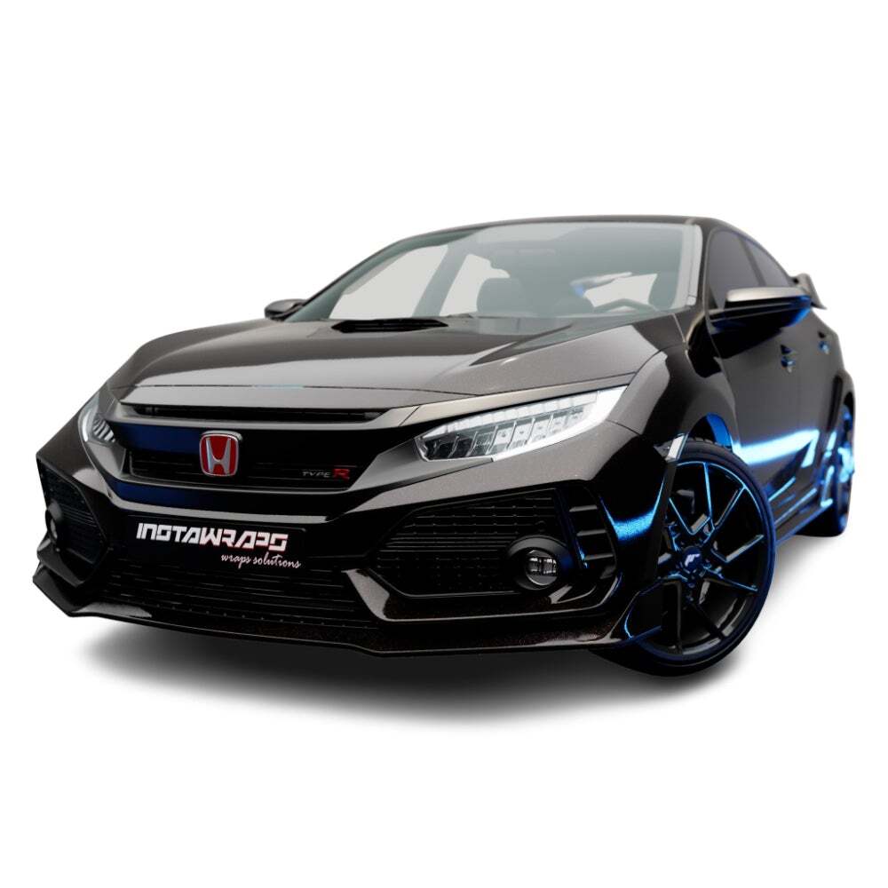 3M 1080 / 2080 Scotchprint Gloss Ember Black Vinyl Car Wrap Film | GP282