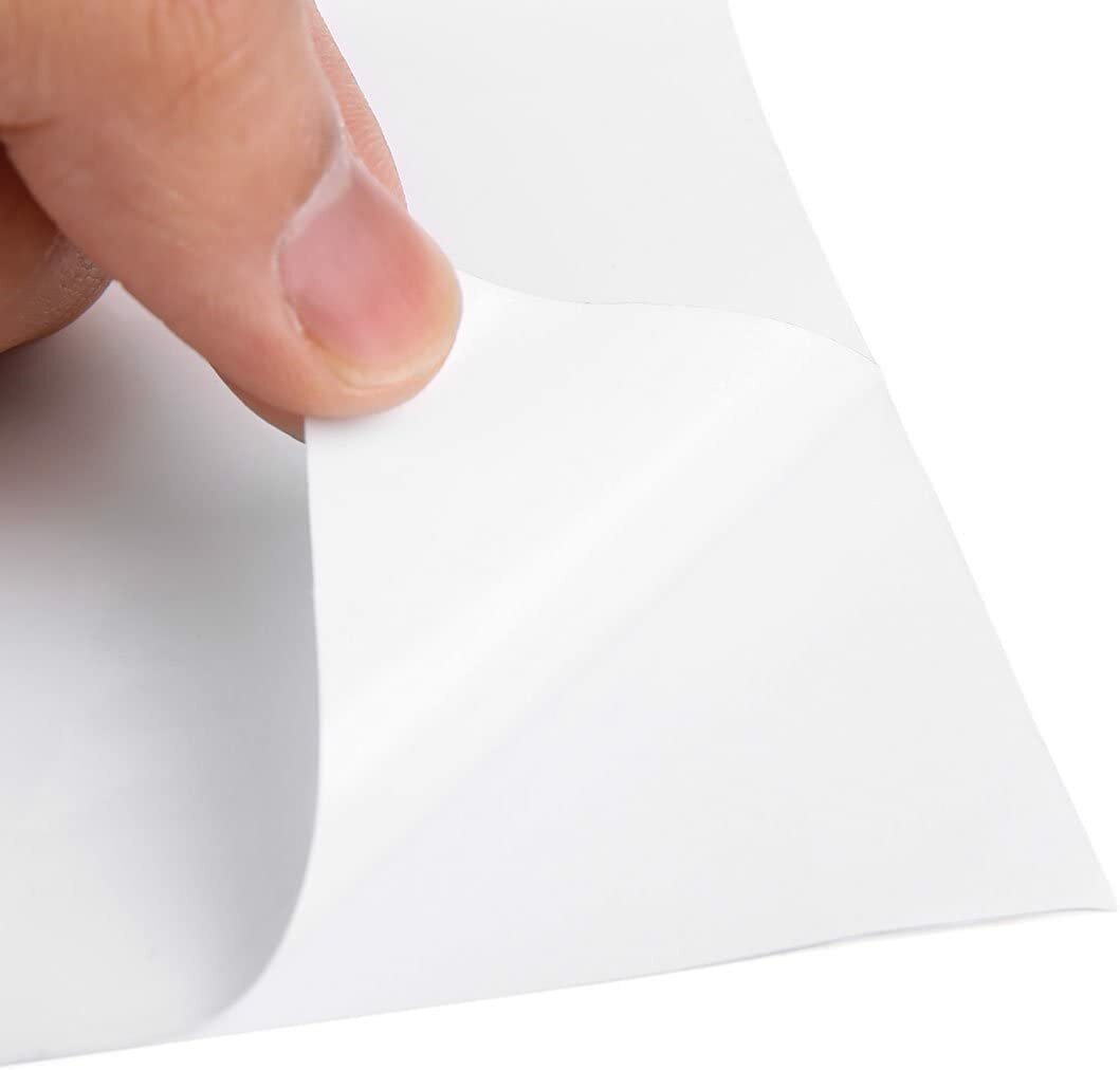12″ x 60″ Gloss White Vinyl Film Wrap Sticker Decal Air Bubble Free 1ft x 5ft