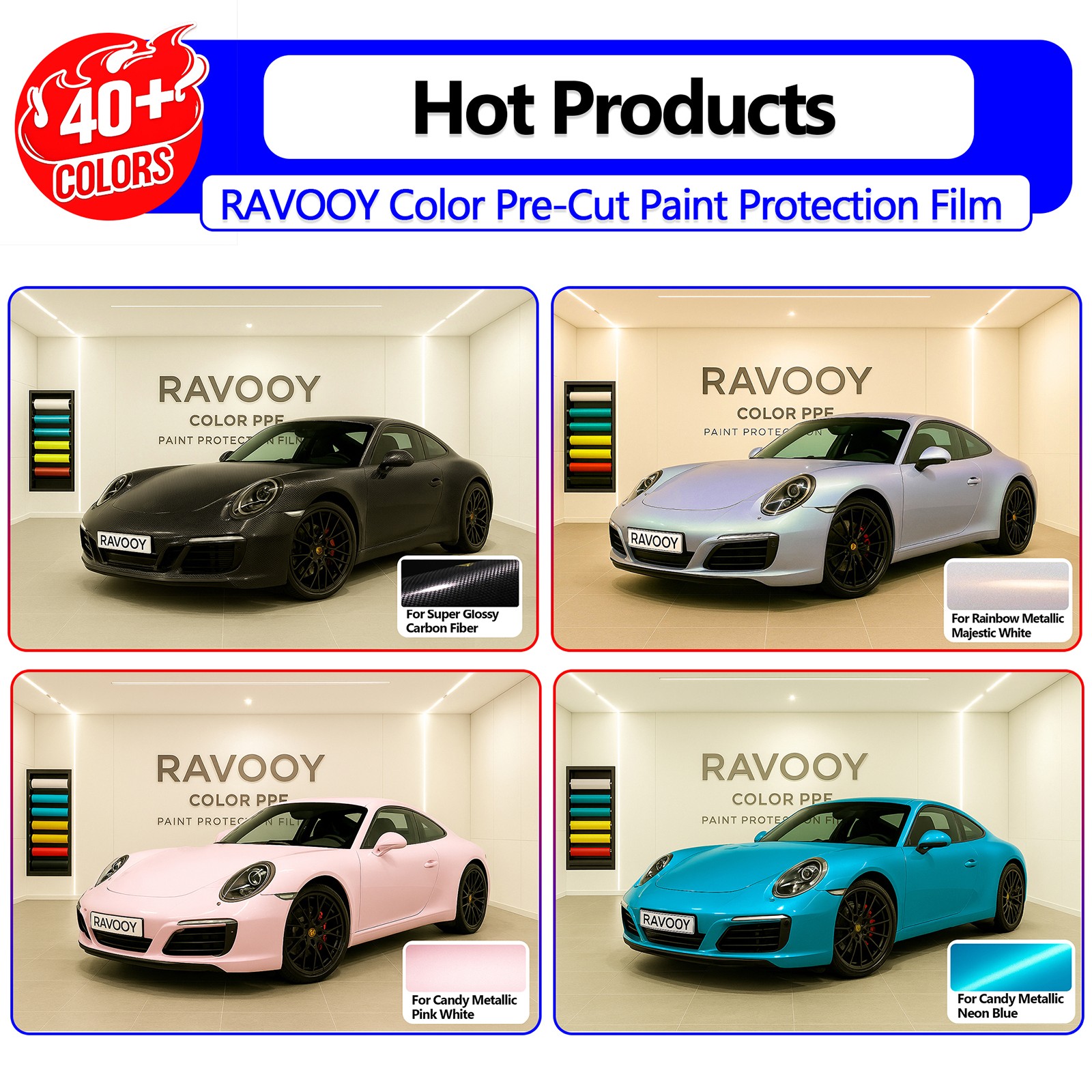 Color Precut PPF Paint Protection Film For BMW 3 Series SE Hybrid 2015-2018