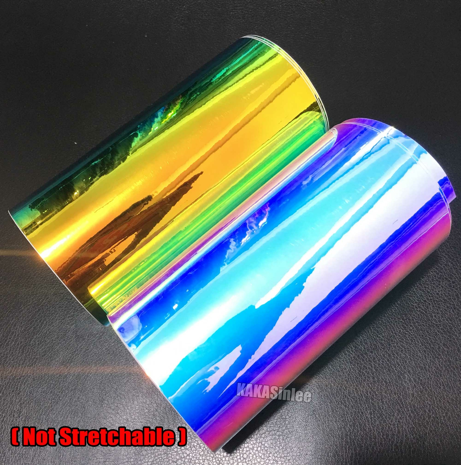 Holographic Car Metal Rainbow Mirror Chameleon Chrome Film Vinyl Wrap Sticker US