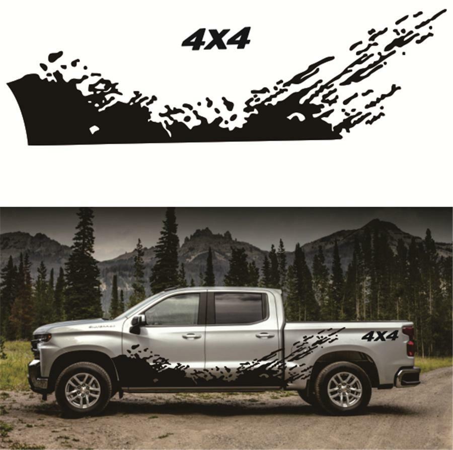 Body Racing Accessories Mud Splash Auto Graphic Decal Vinyl Car Truck Universal
