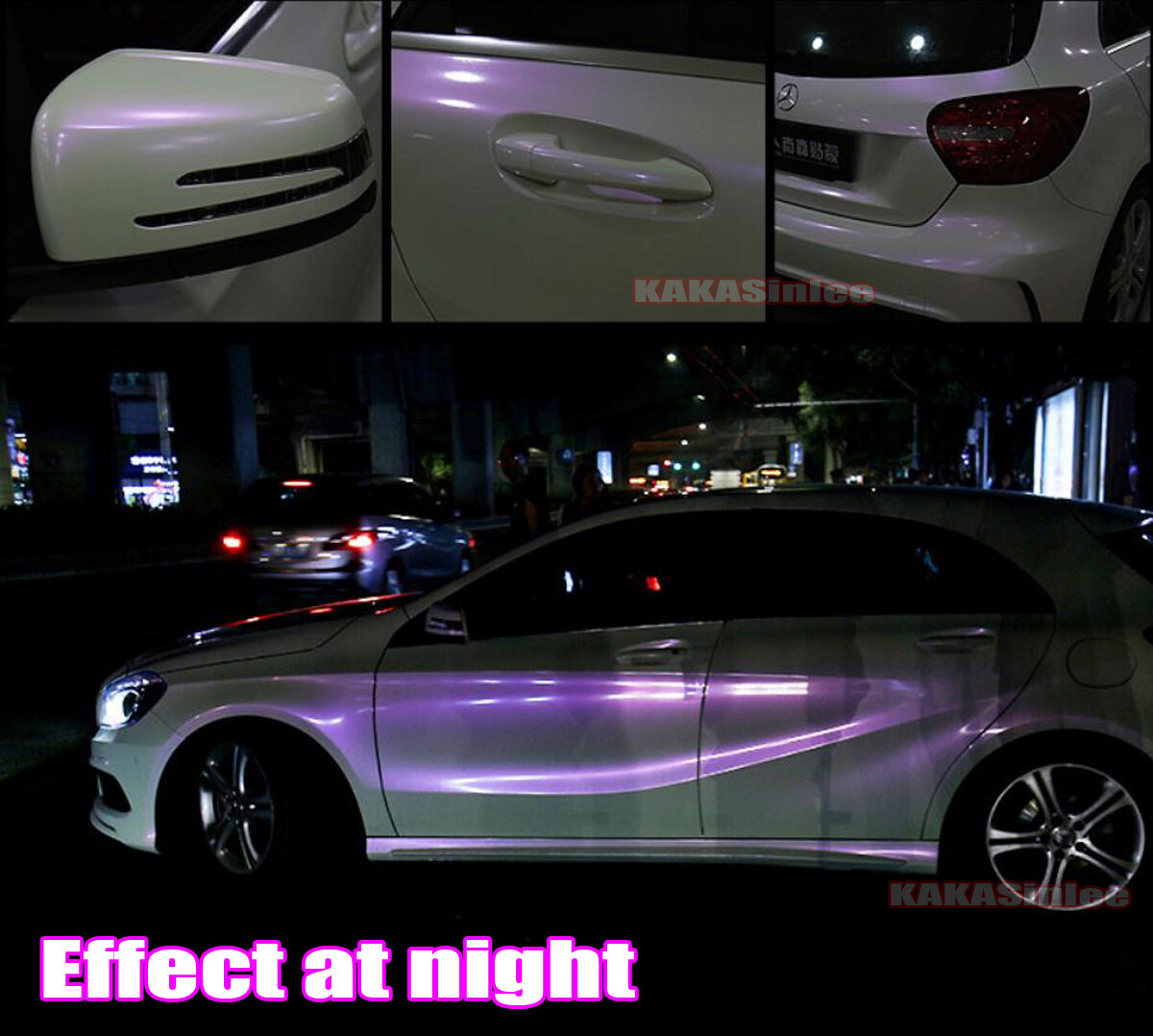 Beige PUR Chameleon – Flat Metal Satin Chrome Vinyl Wrap Car SUV Hood Sticker US