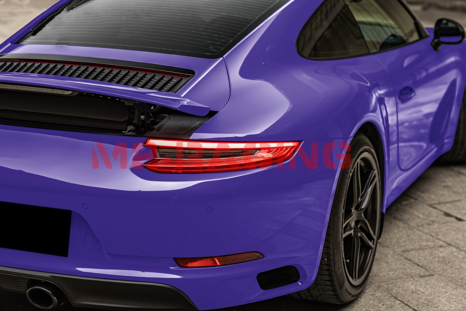 High Gloss Purple Glossy Car Vinyl Wrap Sticker Decal Sheet Film DIY Air Release