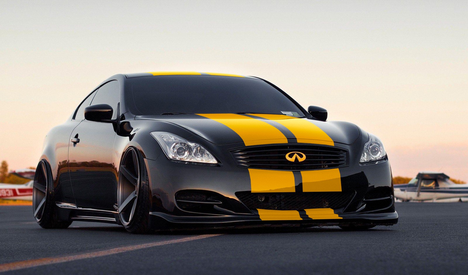 Matte Color Racing Stripes Vinyl Wrap Sticker For Infiniti G37 Stripe 25FT /50FT