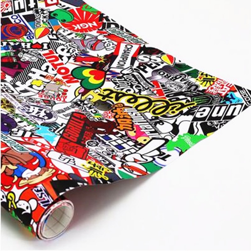 Vinyl Decal Graffiti Panda Car Wrap Sheet Sticker For Laptop Guitar Waterproof