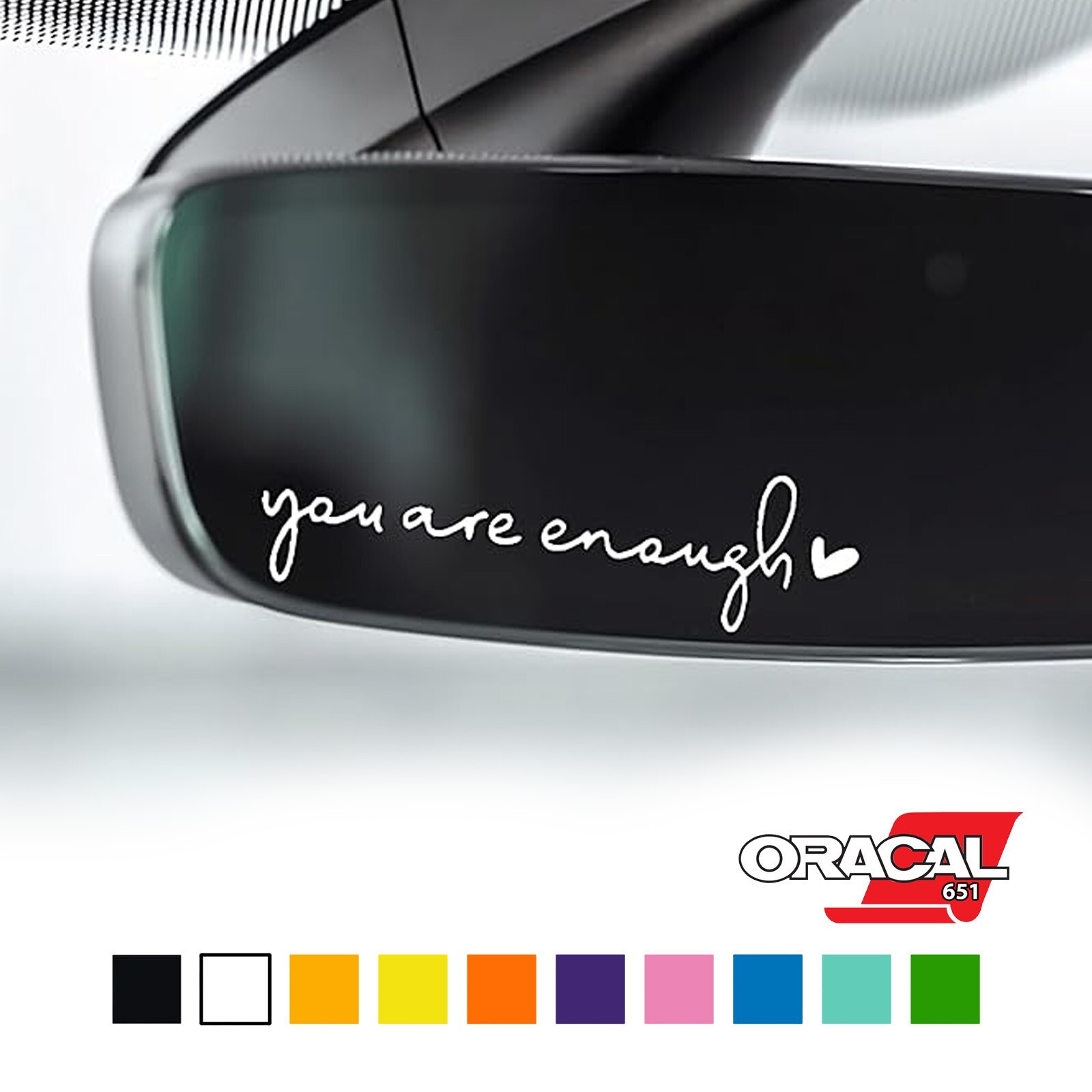 You Are Enough Peel & Stick Vinyl Decal Sticker Car Vinyl Wrap Film