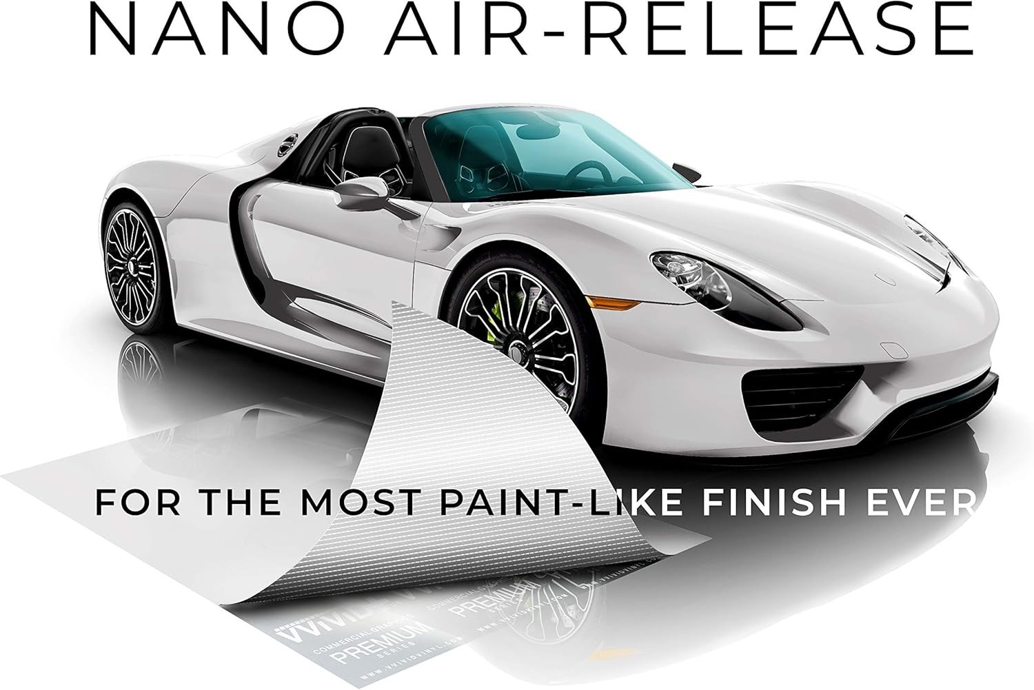 Ultra Gloss White Car Wrap Film 1ft x 5ft – Easy Installation & Stunning Finish